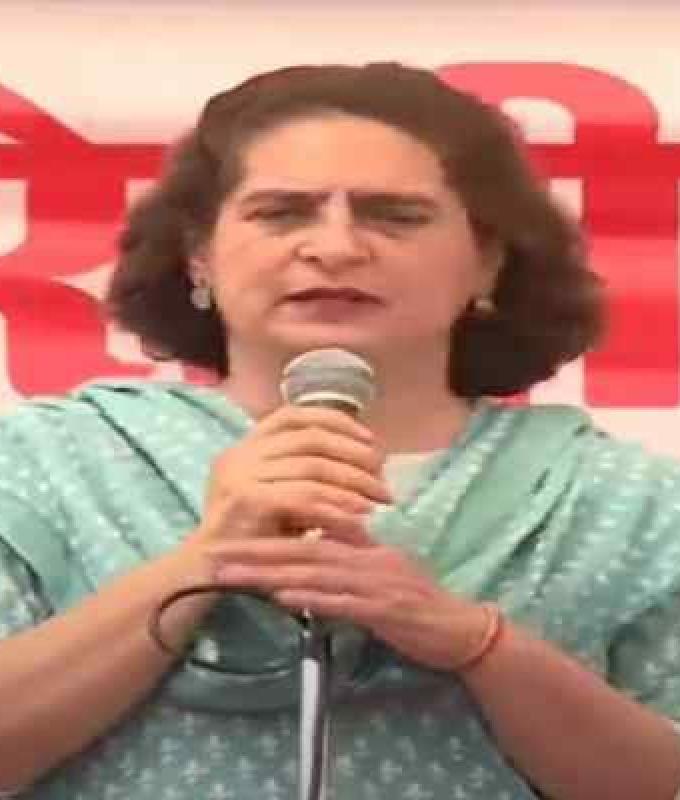 Priyanka Gandhi made serious allegations against Asaduddin Owaisi, said he worked for BJP